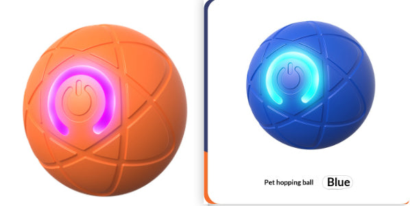 Smart LED Jumping Dog Ball – Durable Interactive Toy