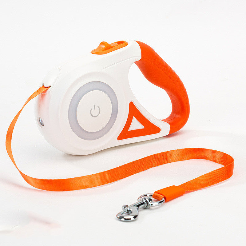 Retractable Dog Leash & Collar – Automatic Traction Rope