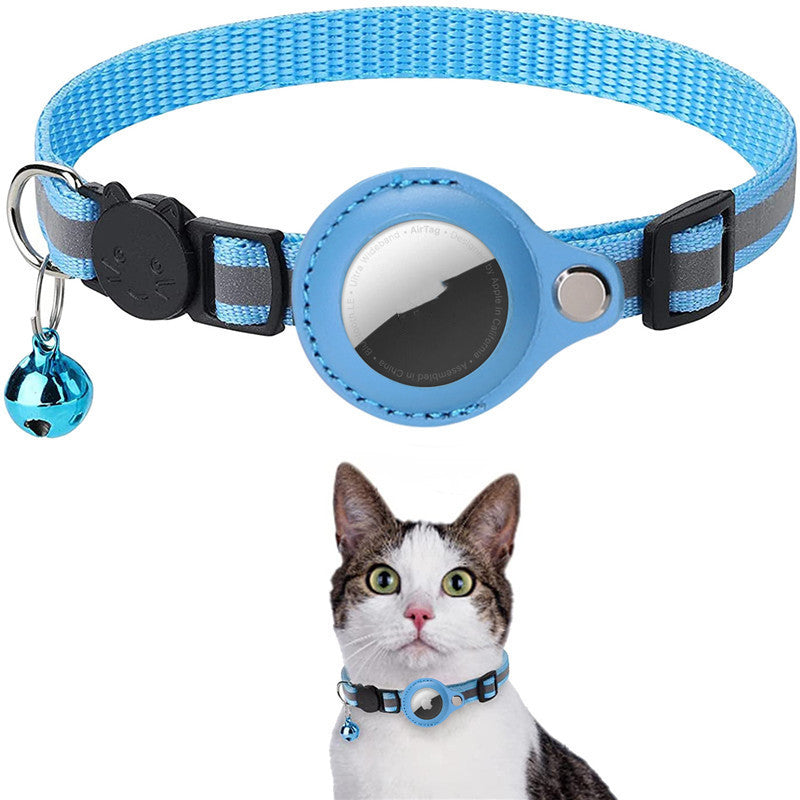 Reflective Airtag Collar – Waterproof Holder for Cats & Dogs