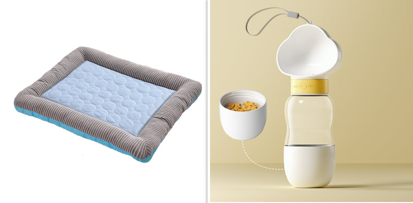 Pet Cooling Mat – Soft Ice Silk Bed for Dogs & Cats