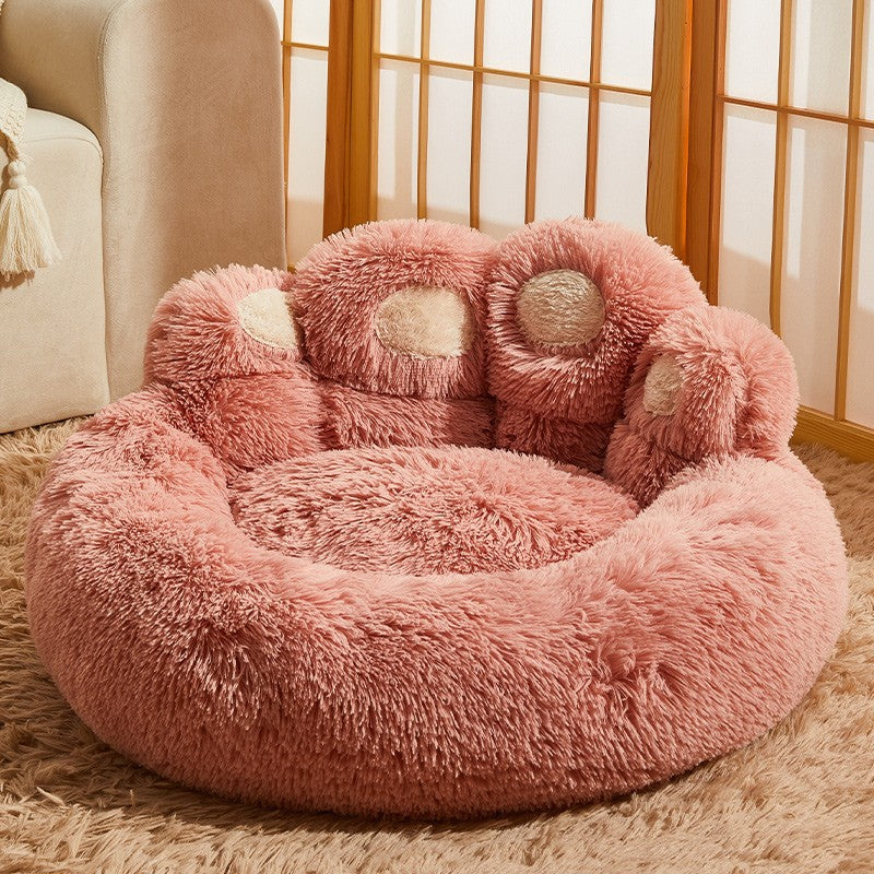 Warm Dog Bed – Fleece-Lined Sofa Mattress for Medium & Large Dogs