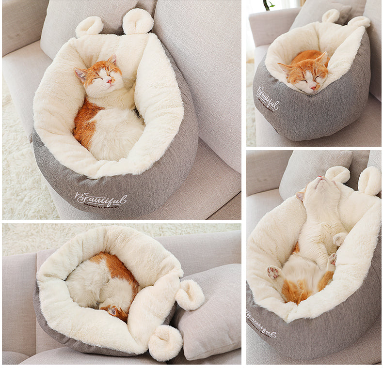 Warming Dog Bed – Soft Sleeping Bag for Puppies