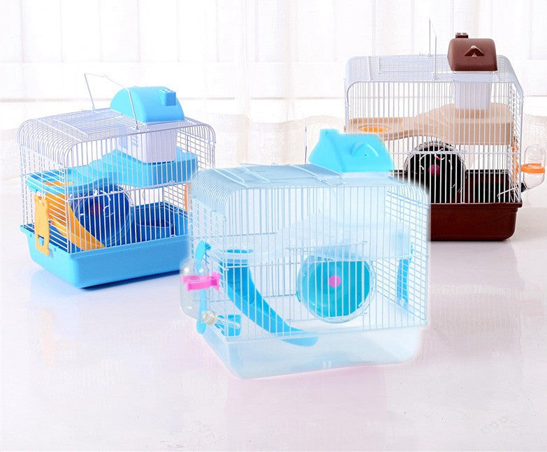 Deluxe 2-Story Hamster Cage with Accessories