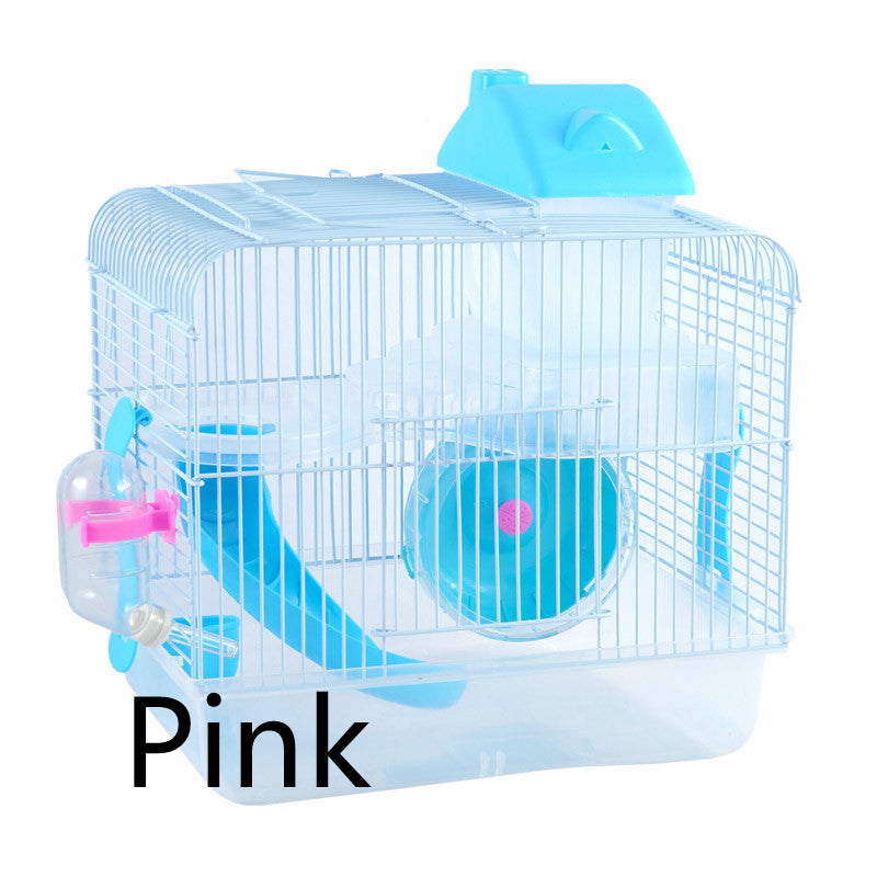 Deluxe 2-Story Hamster Cage with Accessories