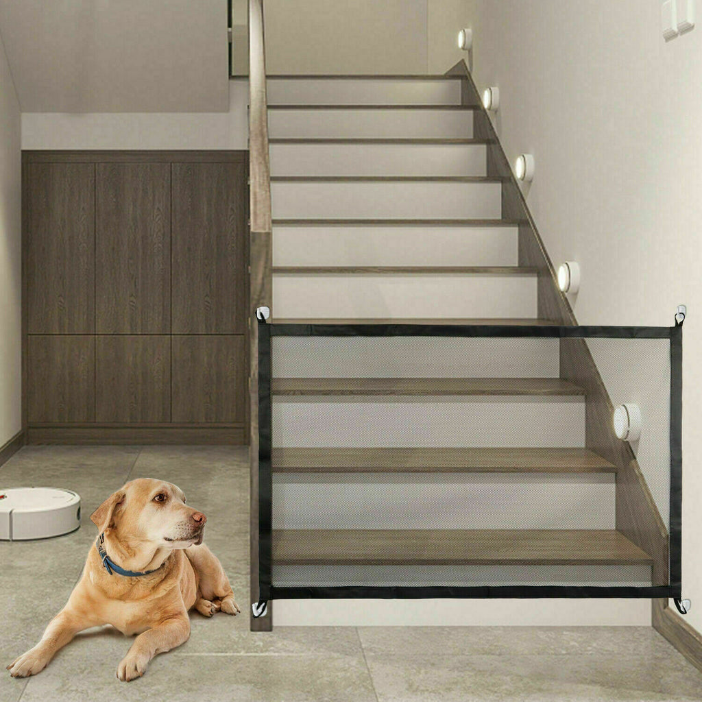 Portable Pet Safety Gate – Mesh Fence for Dogs & Cats