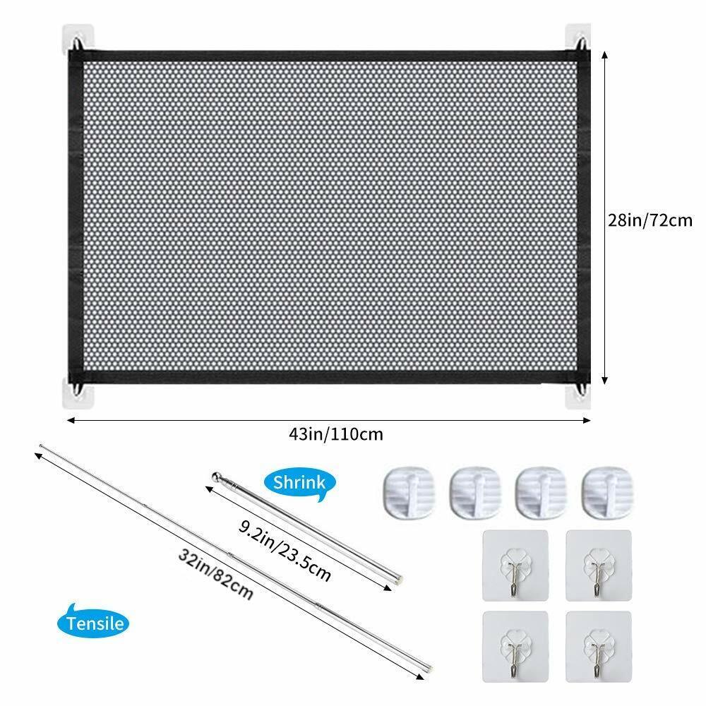 Portable Pet Safety Gate – Mesh Fence for Dogs & Cats