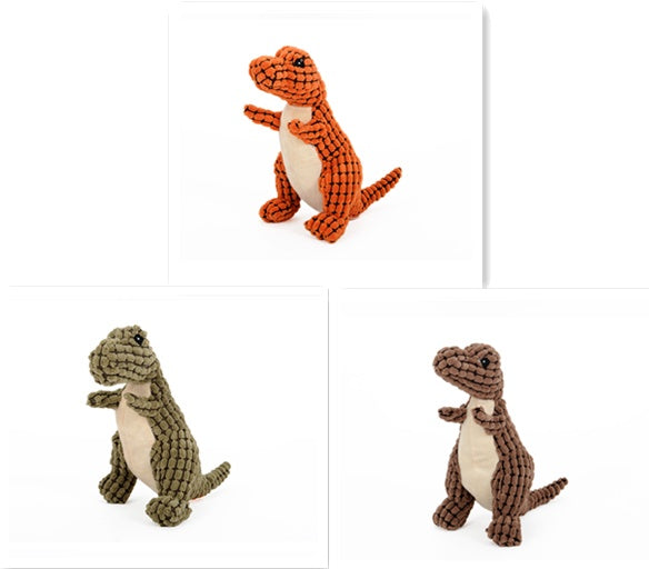 Giant Dinosaur Dog Toy – Interactive Chew Plush