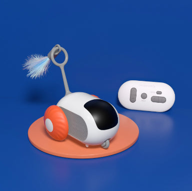 Remote Control Cat Toy Car – USB Self-Moving Interactive