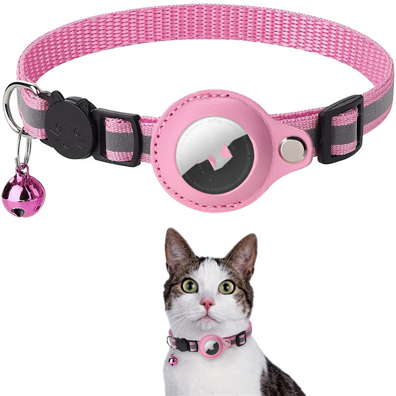 Reflective Airtag Collar – Waterproof Holder for Cats & Dogs
