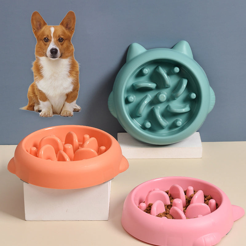 Slow Feeder Bowl for Dogs & Cats – Anti-Choke