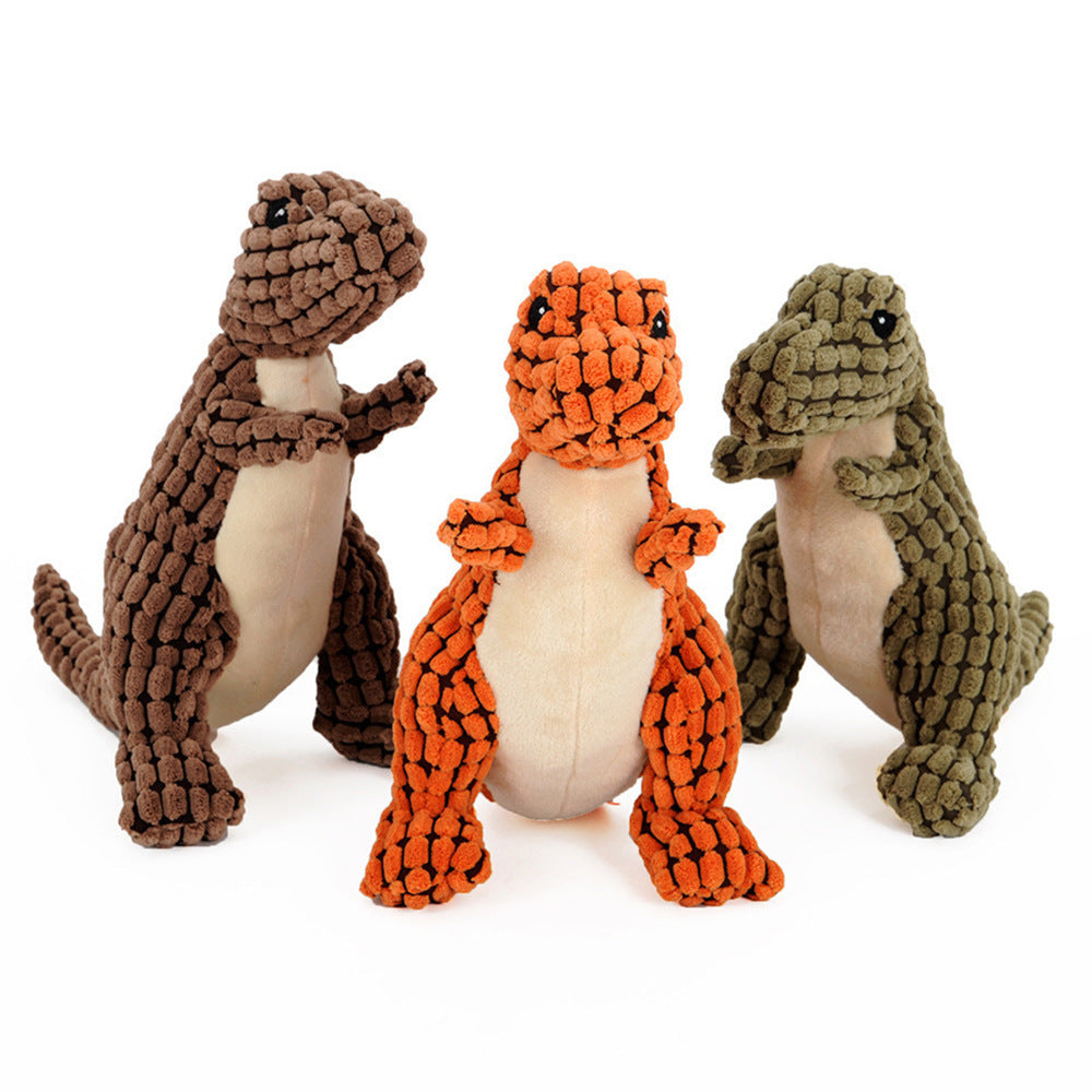 Giant Dinosaur Dog Toy – Interactive Chew Plush