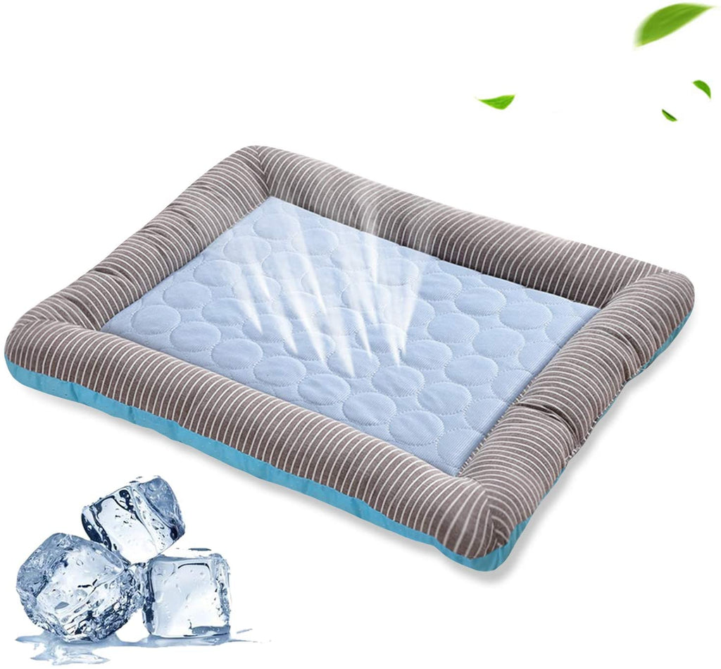 Pet Cooling Mat – Soft Ice Silk Bed for Dogs & Cats