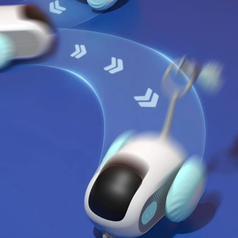 Remote Control Cat Toy Car – USB Self-Moving Interactive