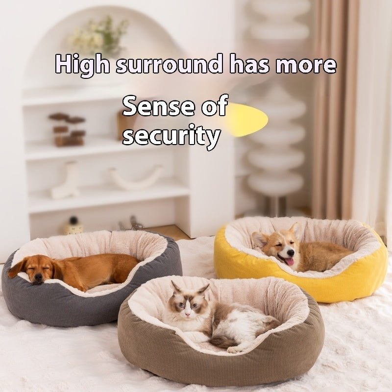 Warm Fleece Cat Nest – Thick, Removable & Washable