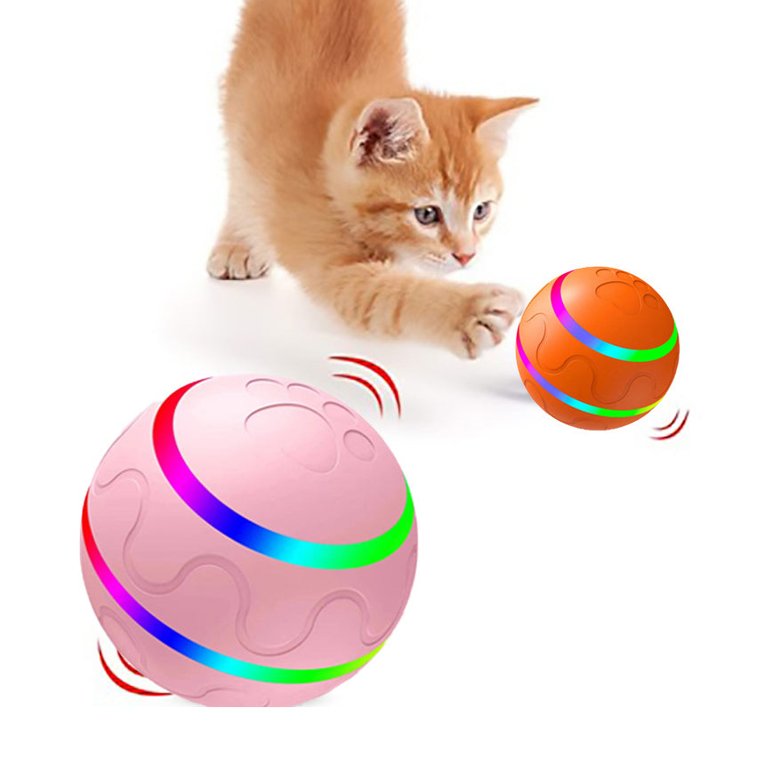 USB Self-Rotating Cat Ball – Intelligent Toy