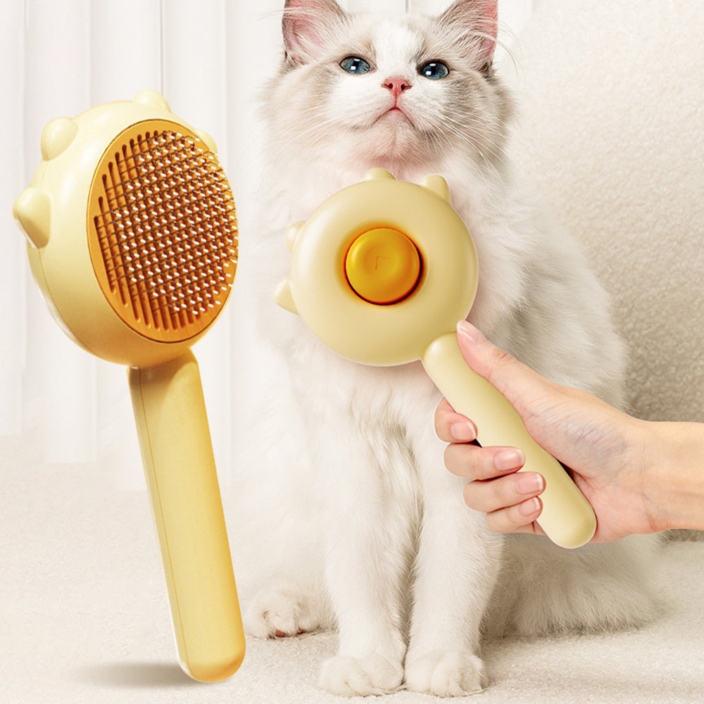 Pet Grooming Brush – Cat & Dog Hair Removal Comb