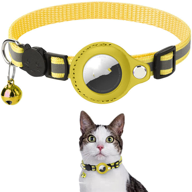 Reflective Airtag Collar – Waterproof Holder for Cats & Dogs