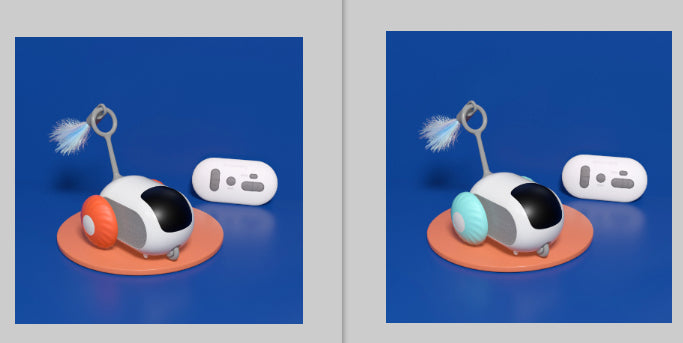 Remote Control Cat Toy Car – USB Self-Moving Interactive