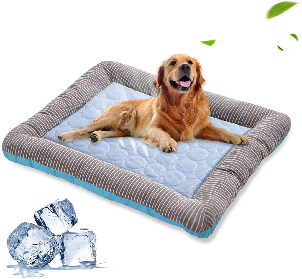 Pet Cooling Mat – Soft Ice Silk Bed for Dogs & Cats