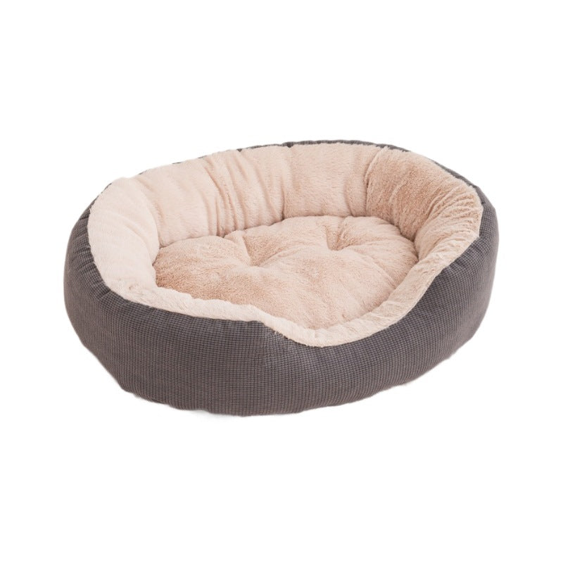 Warm Fleece Cat Nest – Thick, Removable & Washable