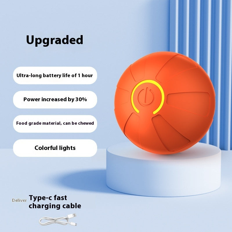 Smart LED Jumping Dog Ball – Durable Interactive Toy