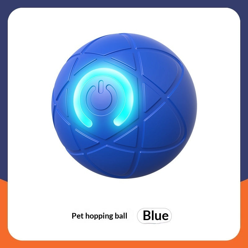 Smart LED Jumping Dog Ball – Durable Interactive Toy