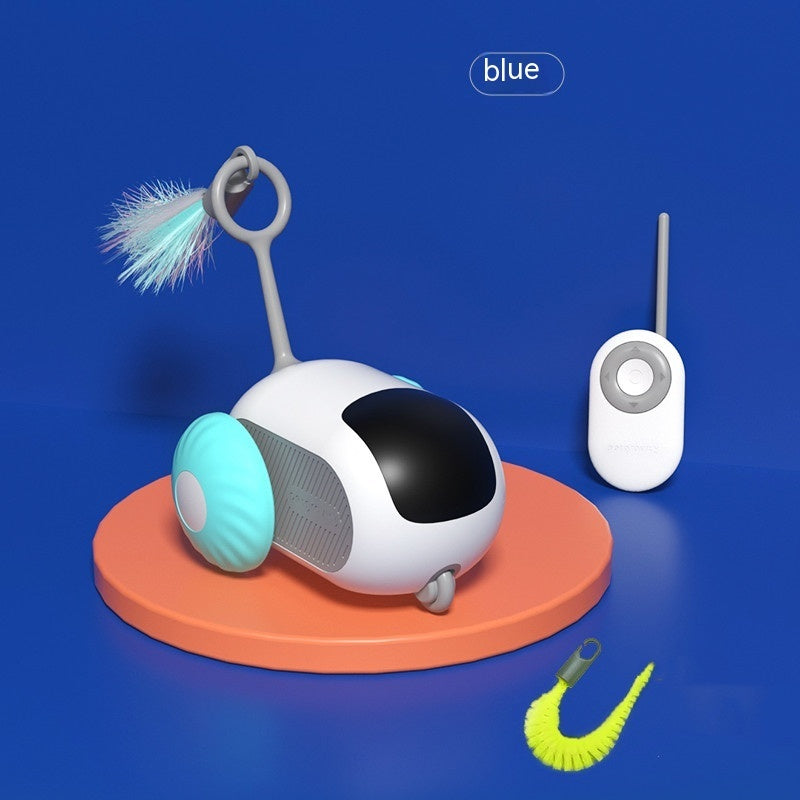 Remote Control Cat Toy Car – USB Self-Moving Interactive