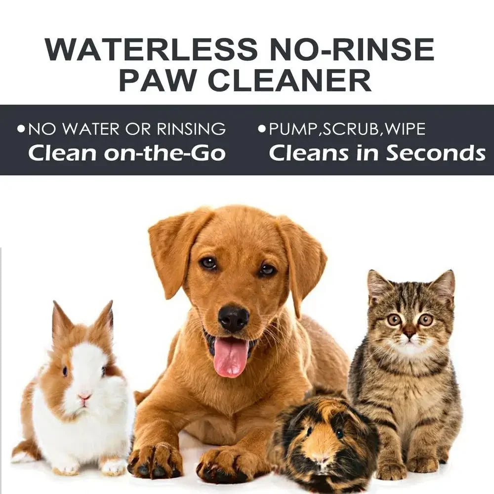 100ml Waterless Paw Cleaner Foam – Dog & Cat with Brush