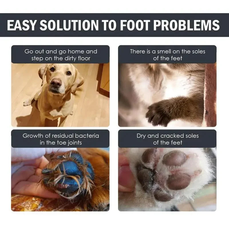 100ml Waterless Paw Cleaner Foam – Dog & Cat with Brush