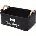 Felt Pet Toy Storage Box – Organizer