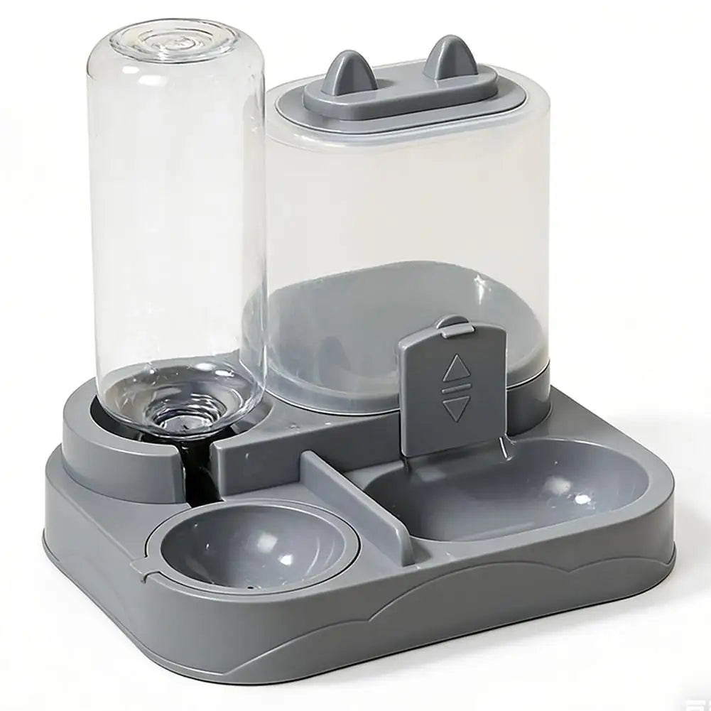 Automatic Pet Bowl for Cats – 2-in-1 Feeder & Water Dispenser, Non-Slip Design for Cats & Small Dogs