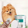 Pet Eye Wipes for Cats & Dogs – 130 Wet Wipes, Tear Stain Remover