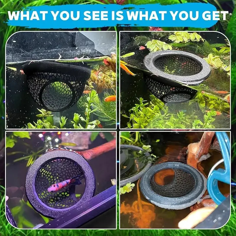 3-in-1 Aquarium Floating Cave – Fish & Shrimp Hideout & Feeding Ring