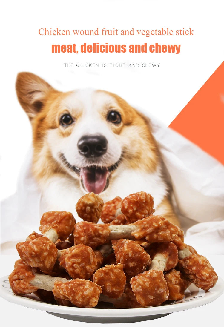 Dog Chew Bone – Chicken Flavor, Small & Medium Dogs