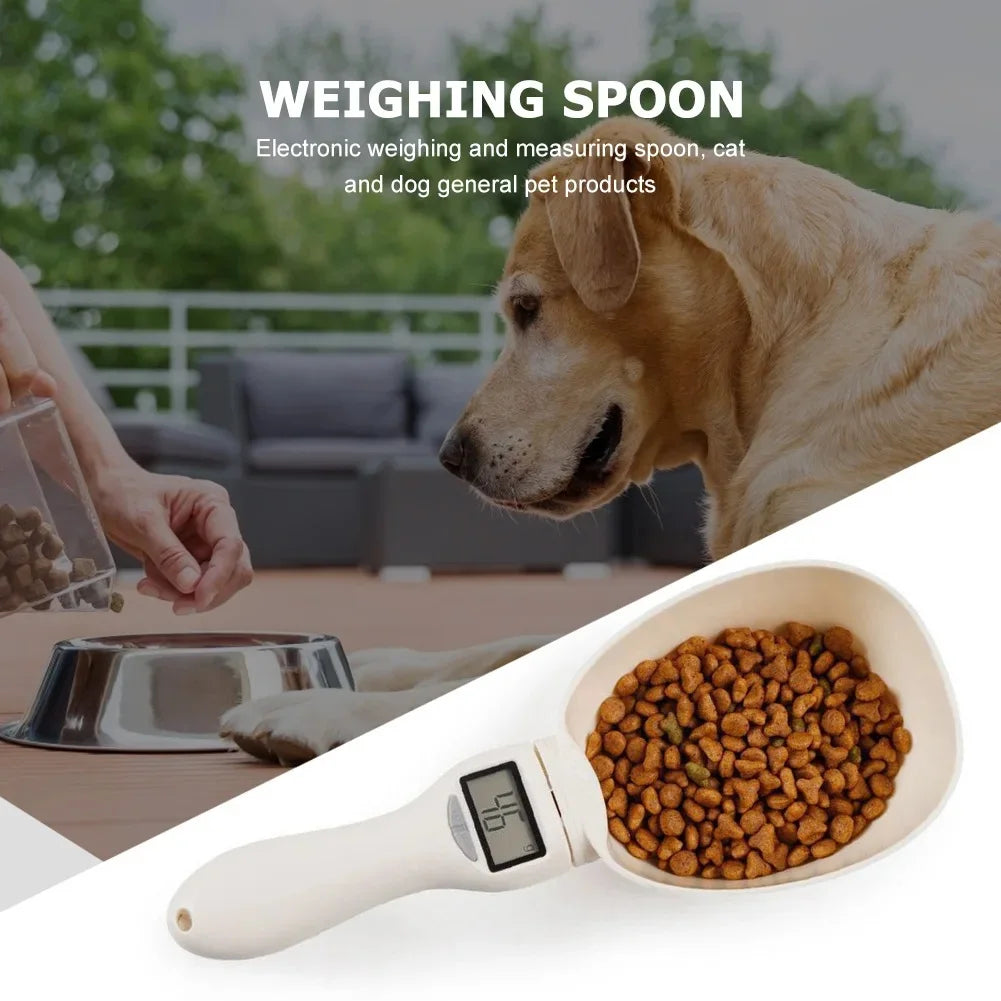 Electronic Pet Food Measuring Scoop with LED Display