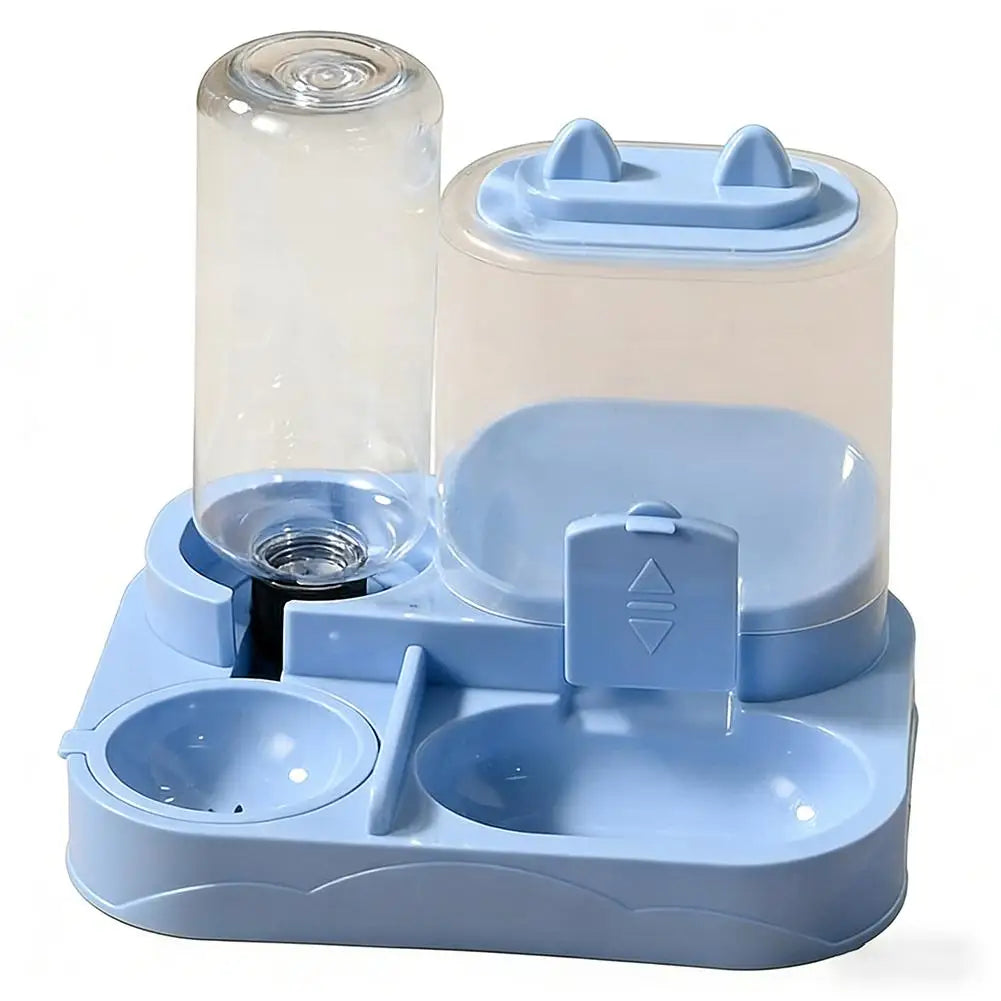 Automatic Pet Bowl for Cats – 2-in-1 Feeder & Water Dispenser, Non-Slip Design for Cats & Small Dogs