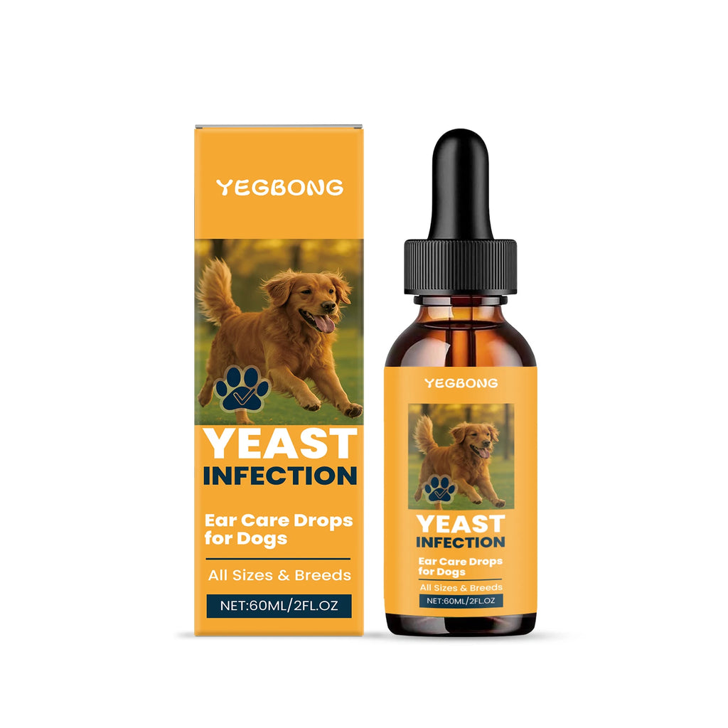 Dog Ear Care Drops – 60ml Anti-Itch & Odor Ear Cleaner