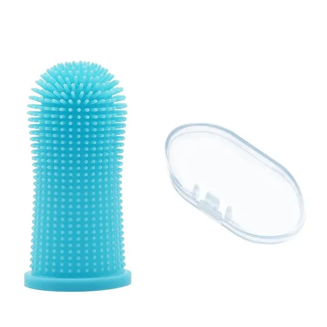 Super Soft Silicone Finger Toothbrush – Dogs & Cats Oral Care