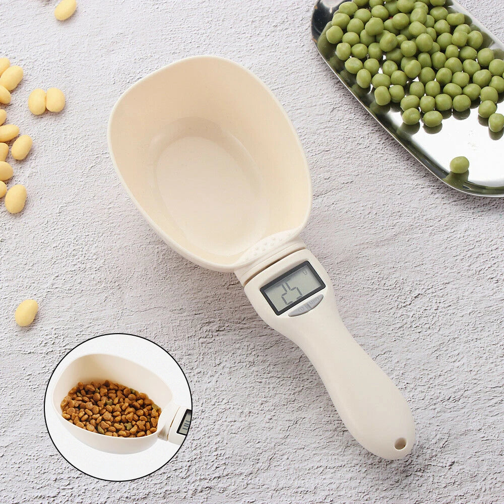 Electronic Pet Food Measuring Scoop with LED Display