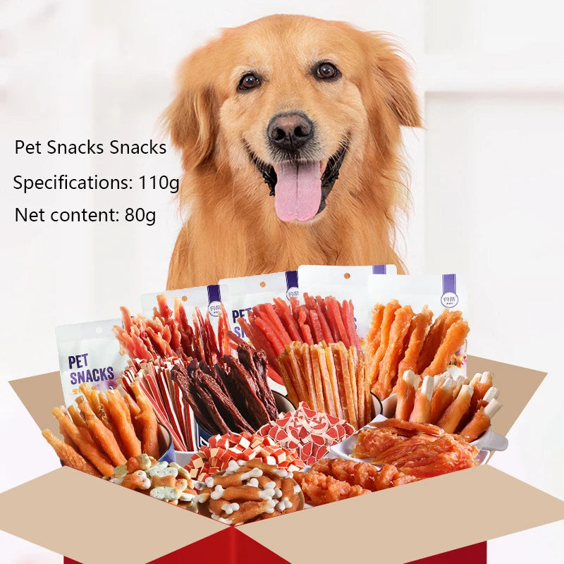 Dog Training Snacks – 110g Chicken & Beef Chew Sticks