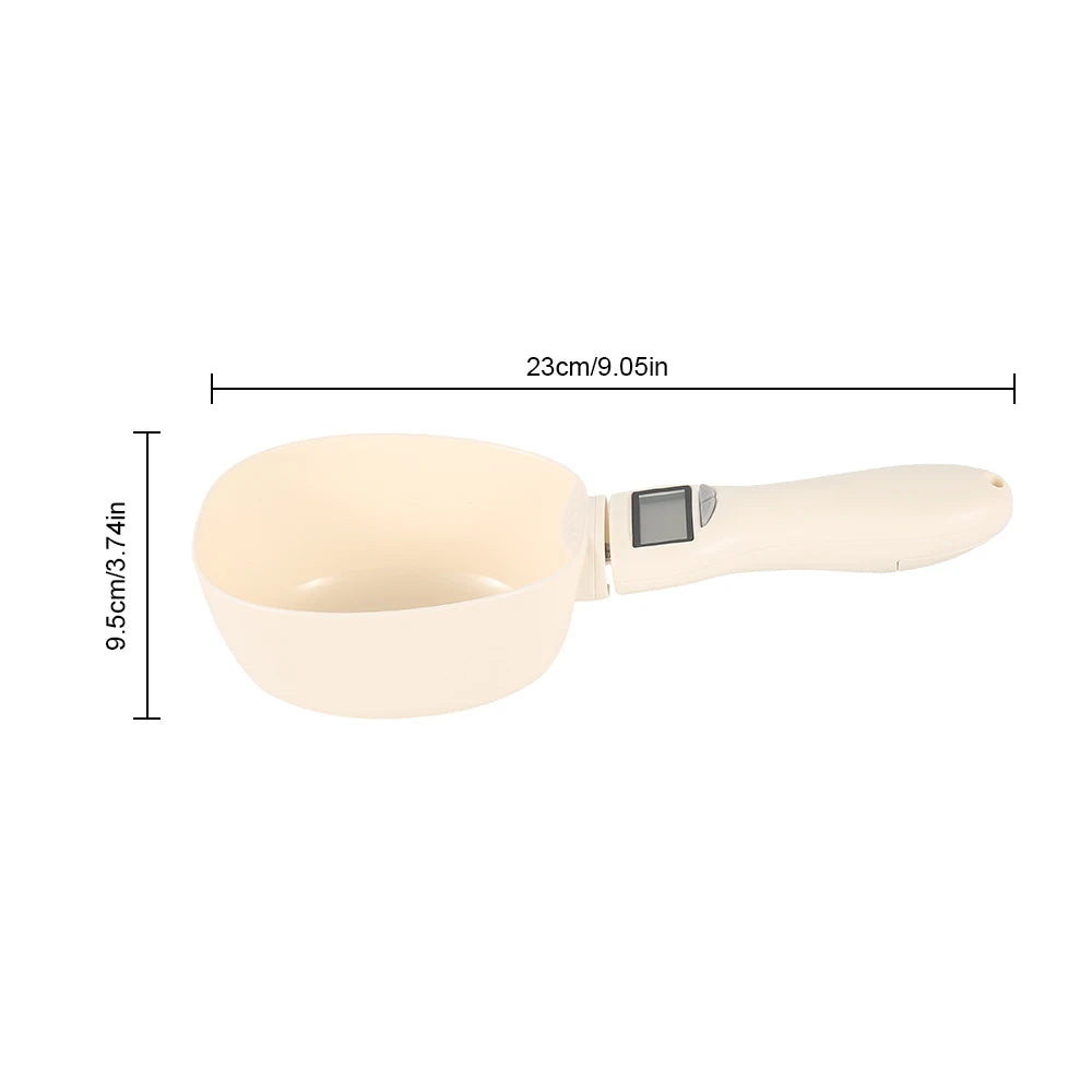 Electronic Pet Food Measuring Scoop with LED Display