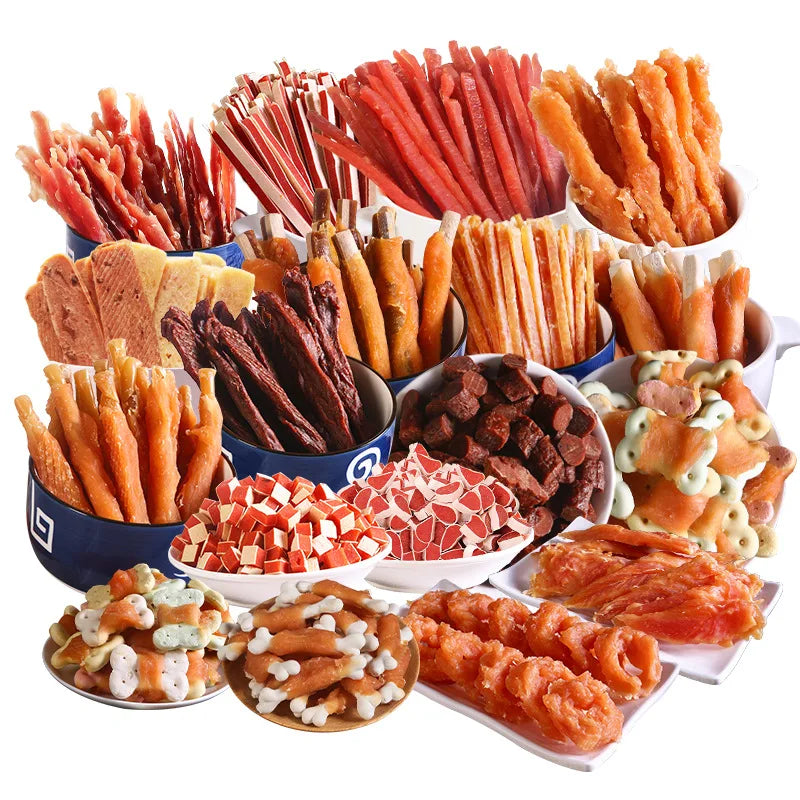Dog Training Snacks – 110g Chicken & Beef Chew Sticks