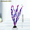 8pcs Vibrant Artificial Plants - Durable PE Aquascaping Set for Fish Tank Decor,  Aquatic Plants, Aquarium Decor