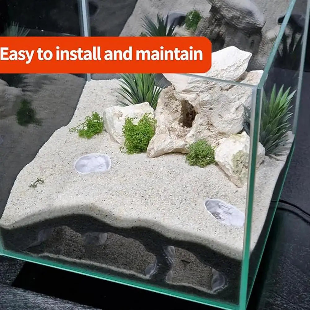 Fish Tank Hideouts Aquarium Underground Tunnel Cave Breeding Shelter Landscape Decoration for Betta Cory Small Cichlid Guppy