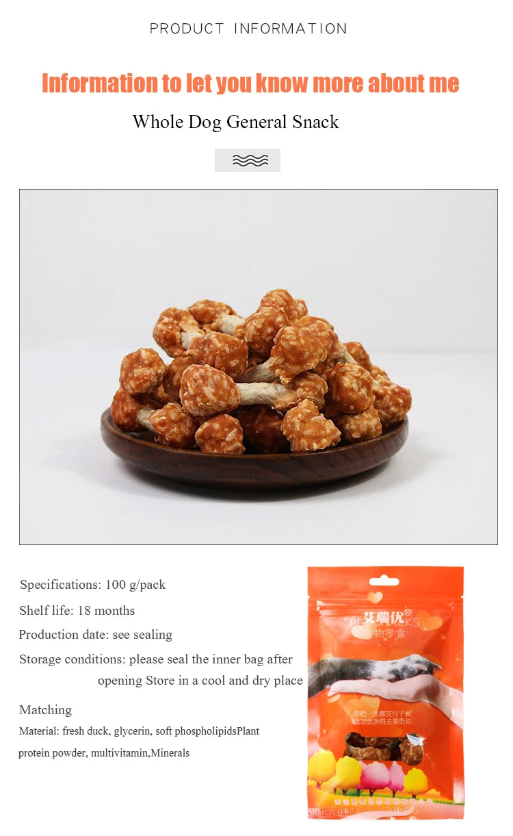 Dog Chew Bone – Chicken Flavor, Small & Medium Dogs