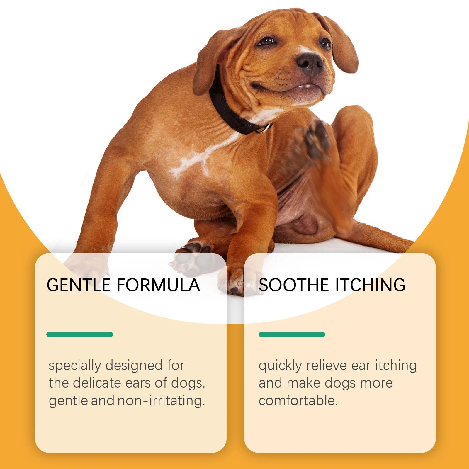Dog Ear Care Drops – 60ml Anti-Itch & Odor Ear Cleaner
