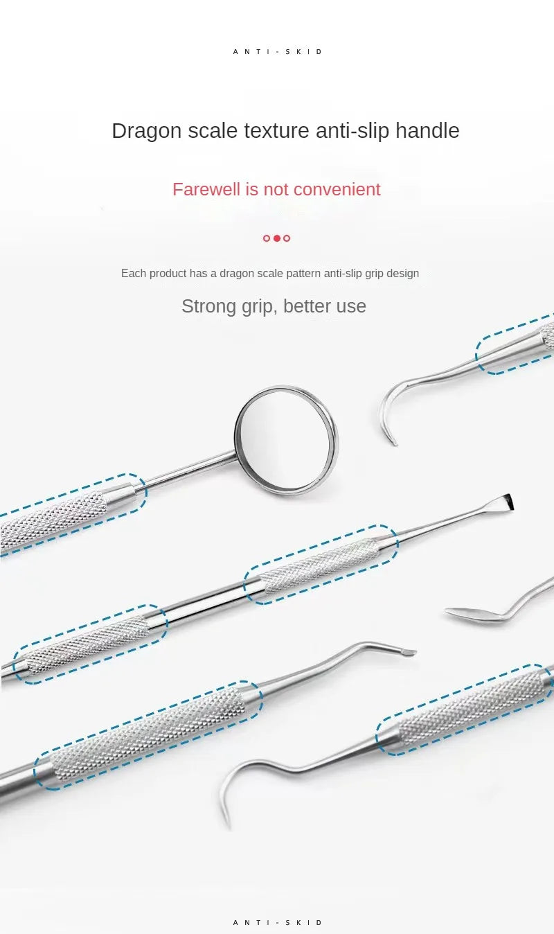 Stainless Steel Pet Tooth Cleaning Tool – Dental Care Set for Dogs & Cats, Removes Tartar & Stains
