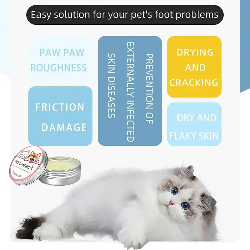 Paw Balm for Cats & Dogs – 50g Protective & Moisturizing Cream