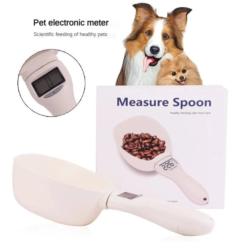 Electronic Pet Food Measuring Scoop with LED Display