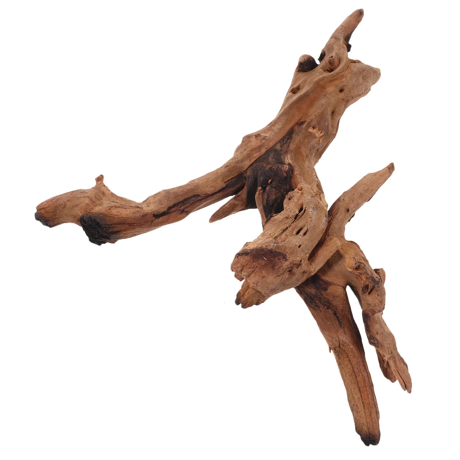 Natural Dead-Wood Fish Tank Decor for Aquarium Landscape Design Freshwater Saltwater Tanks Reptile Climbing Ornament 20-25Cm